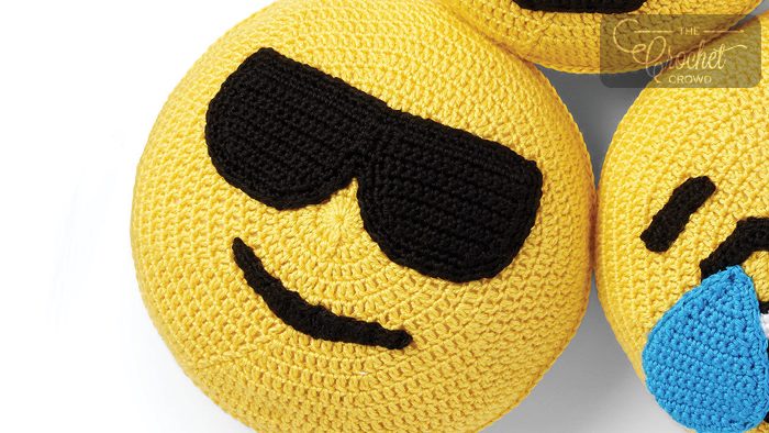 Sunglasses Emoji Pillow