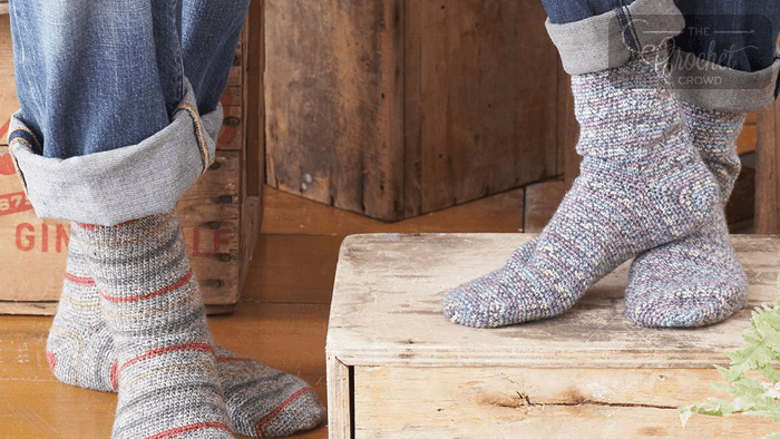 Crochet Toe Up Socks
