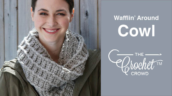 Crochet Waffling Around Cowl