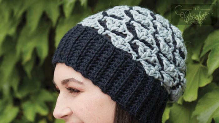 Shell stitch 2024 crochet hat