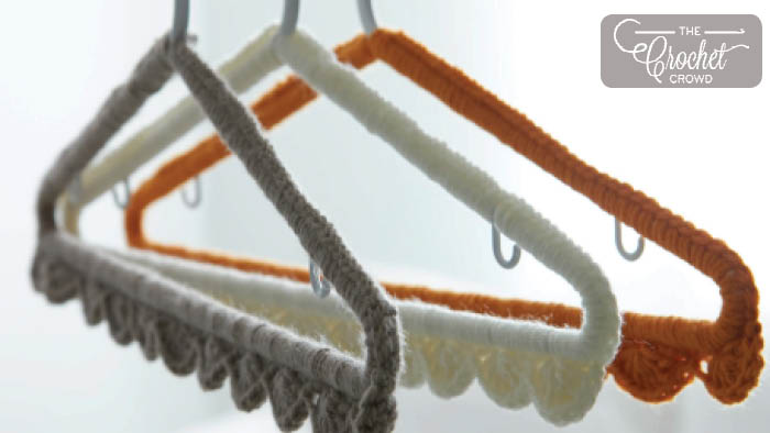 Crochet Scallop Hanger Covers Pattern
