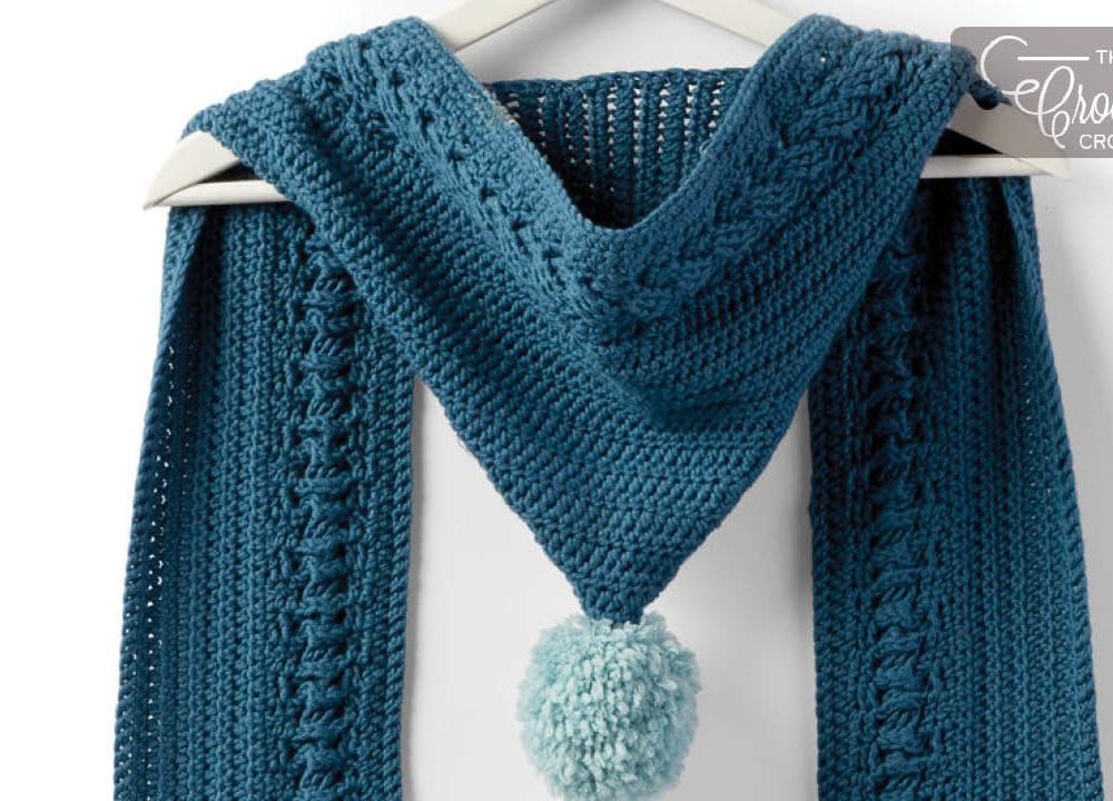 Crochet Hooded Scarf