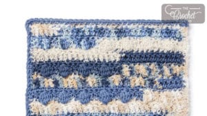 Crochet Scrubbing Bobbles Dishcloth