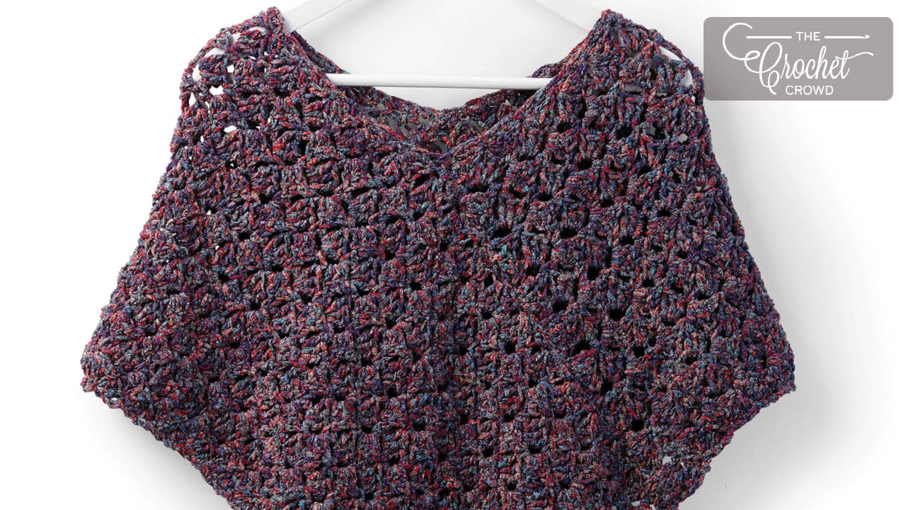 Crochet Hug Poncho Pattern + Tutorial