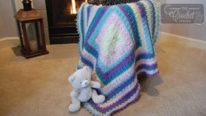 Crochet Social Textures Baby Blanket by Jeanne Steinhilber