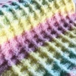 Crochet Baby Waffle Blanket