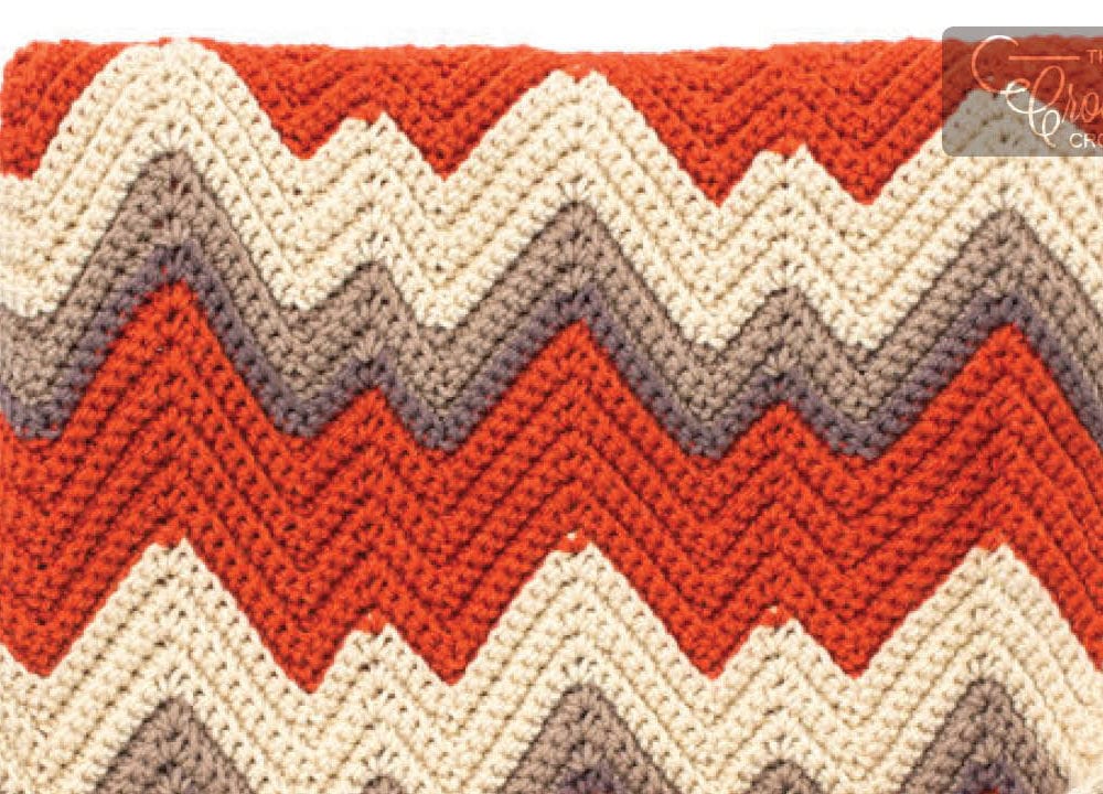 Crochet Mountain Range Blanket