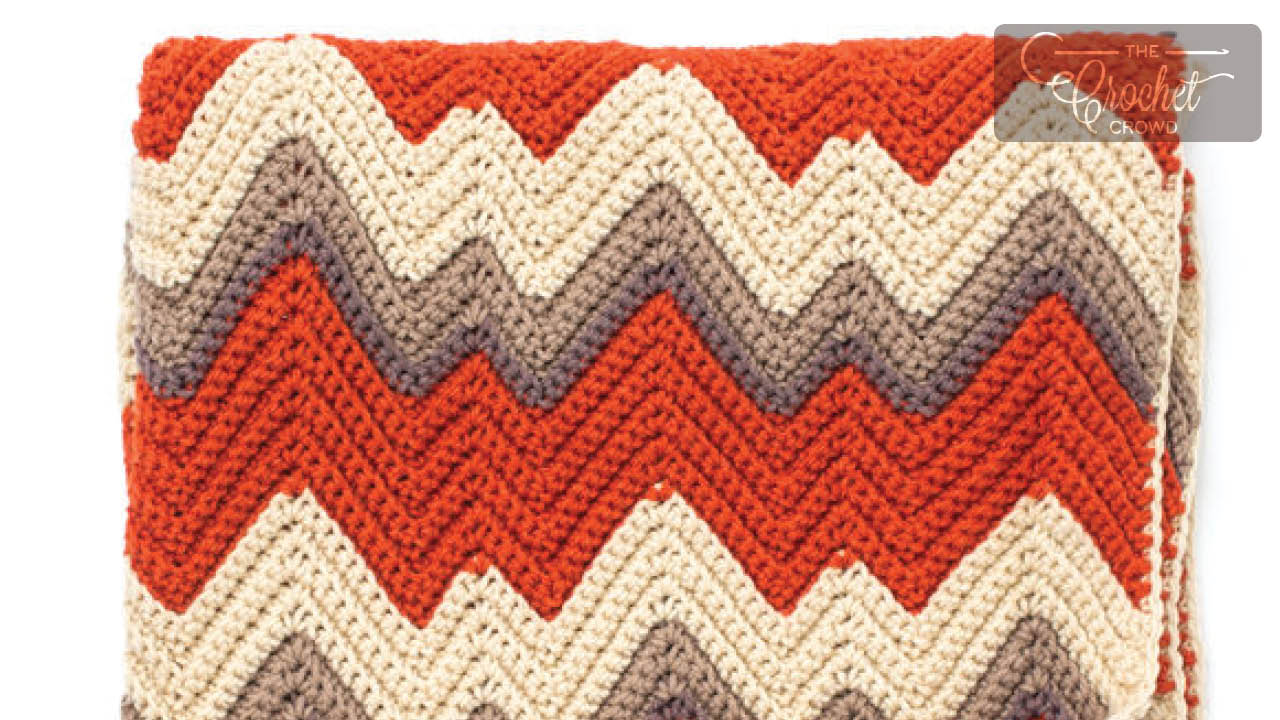Crochet Mountain Range Blanket