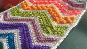 Crochet Stitch is Right Swatch