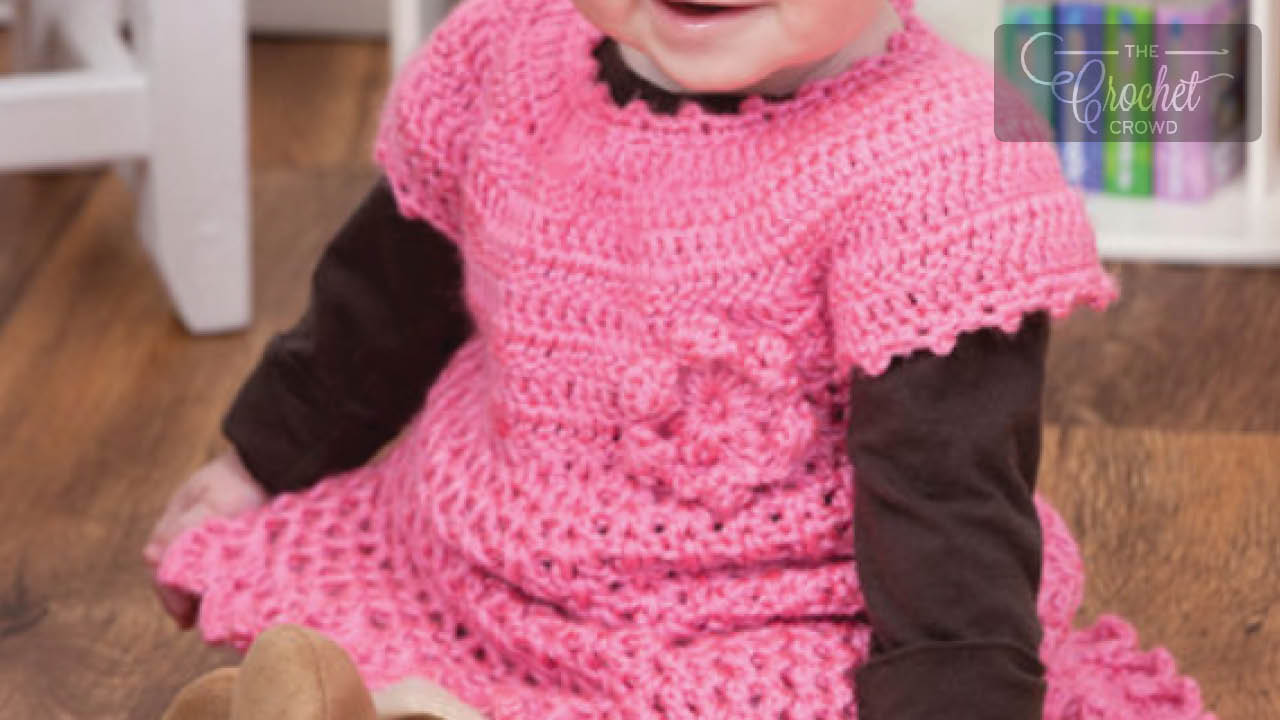Crochet Little Sweetie Baby Dress Pattern + Tutorial