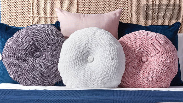 Crochet Tufted Pillows