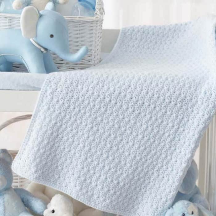 New Baby Bundle Blue Baby Blanket