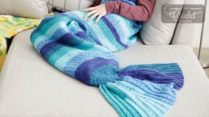 Crochet 4 Ply Mermaid Tail