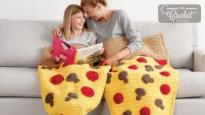 Crochet Pizza Snuggle Sack