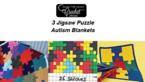 Crochet Autism Awareness Blankets