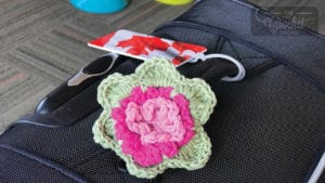 Crochet Luggage Bag Tag