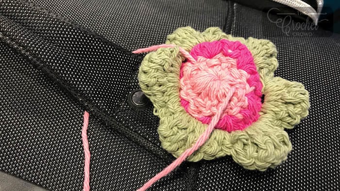 Crochet Luggage Bag Tag