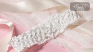 Crochet Bridal Garter