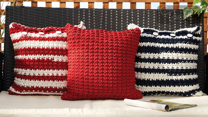 Crochet Nautical Pillows