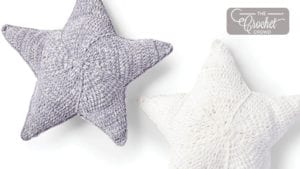 Crochet Twinkle Star Pillows