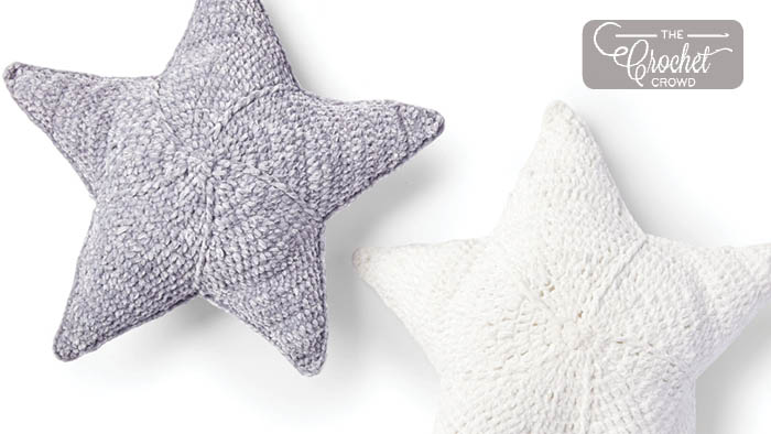 Crochet Twinkle Star Pillows