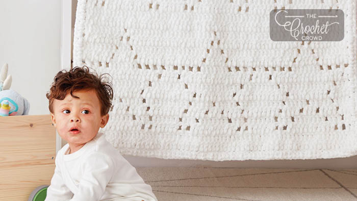 Crochet Star of the Show Baby Blanket Pattern + Tutorial