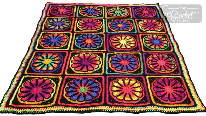 Flower Power Afghan