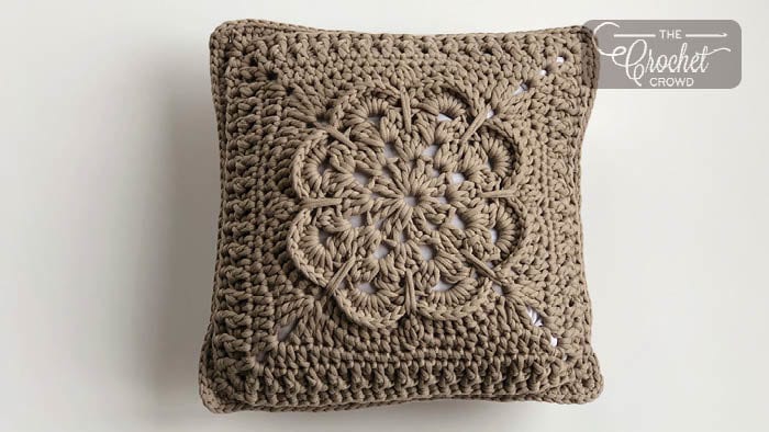 Textured Flower Pillow