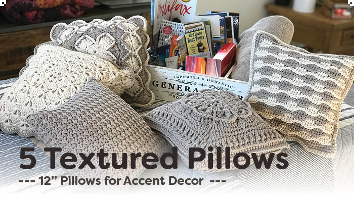 crochet throw pillow