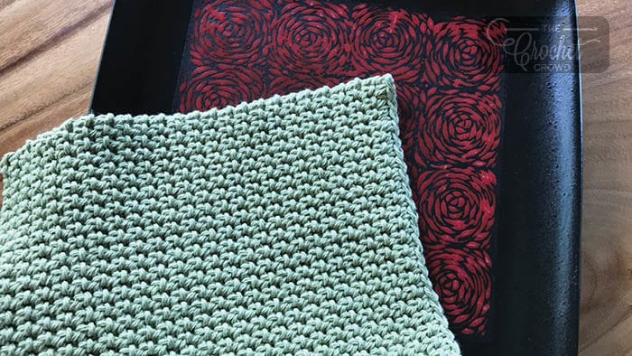 Crochet Thermal Stitch Dishcloth