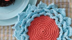 Crochet Spring Coaster
