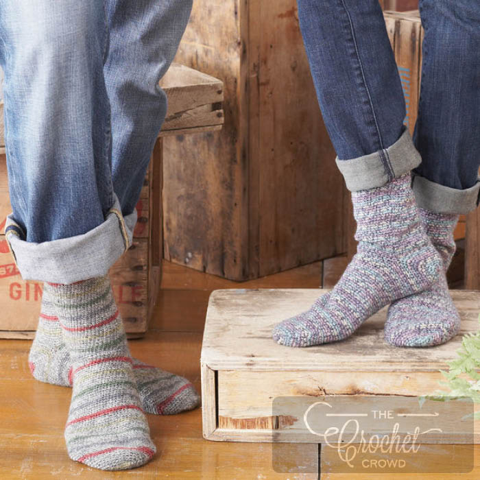 Crochet Toe Up Socks