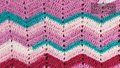 How To Get The Perfect Size With Crochet Chevron Afghans