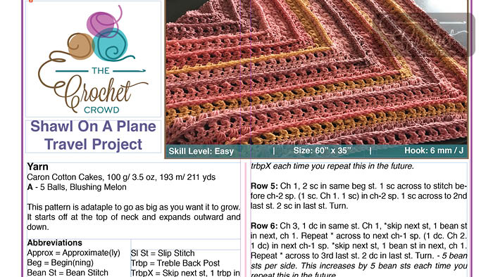Designing PDFs for Crochet Designers