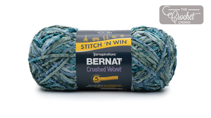 Bernat crushed velvet yarn crochet patterns