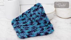 Crochet Corner to Corner Scrubby