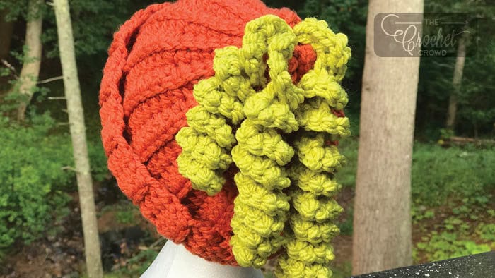 Crochet Family Pumpkin Hat Back