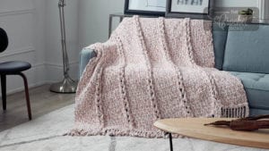 Twisting Braid Crochet Blanket