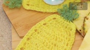 Crochet Pineapple Dishcloth