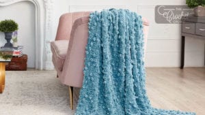 Zigzag Crochet Bobble Blanket