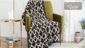 Velvet Filigree Crochet Blanket