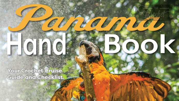 Panama Crochet Cruise Handbook Banner