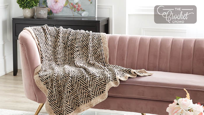 Two Tone Knit Blanket