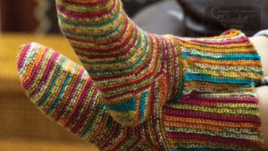 Crochet Colorful Socks