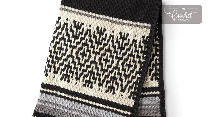 Crochet Nordic Blanket
