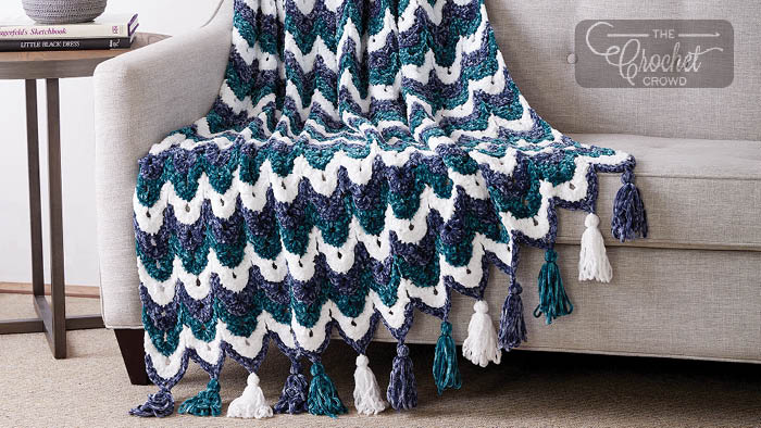 Crochet Ogee Afghan Tutorial The Crochet Crowd