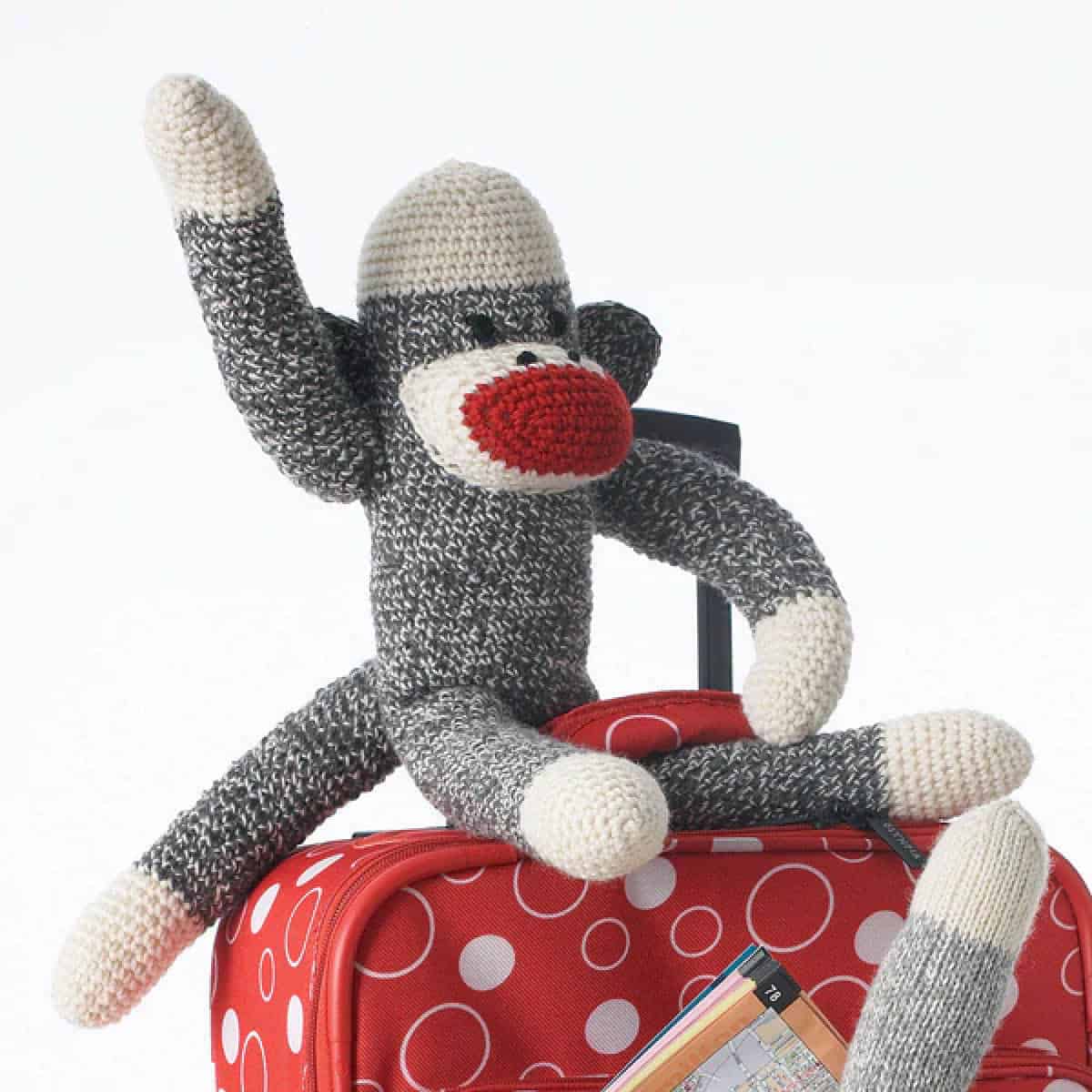 Crochet Sock Monkey Stuffie Pattern
