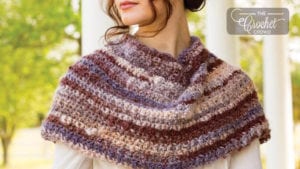 Crochet Spiced Up Shoulder Cozy
