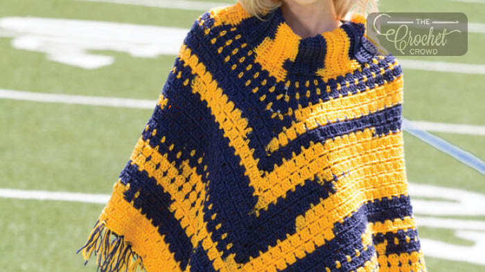 Crochet Sporty Poncho