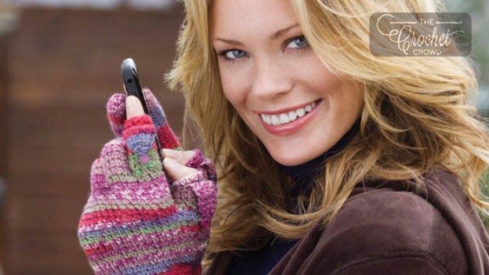 Crochet Texting Gloves